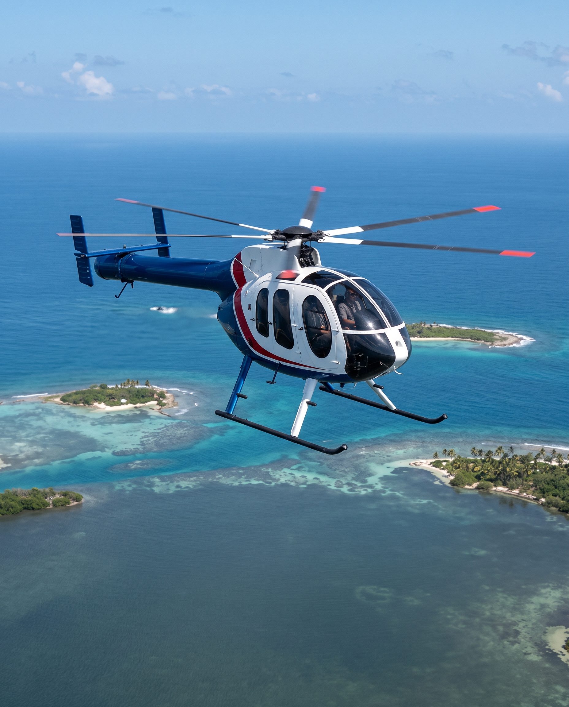 MD 600 helicopter